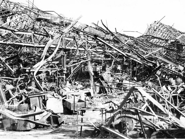 Завод Renault після британських бомбардувань 1943 року